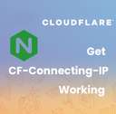 cloudflare and nginx logo shown with title of blog post